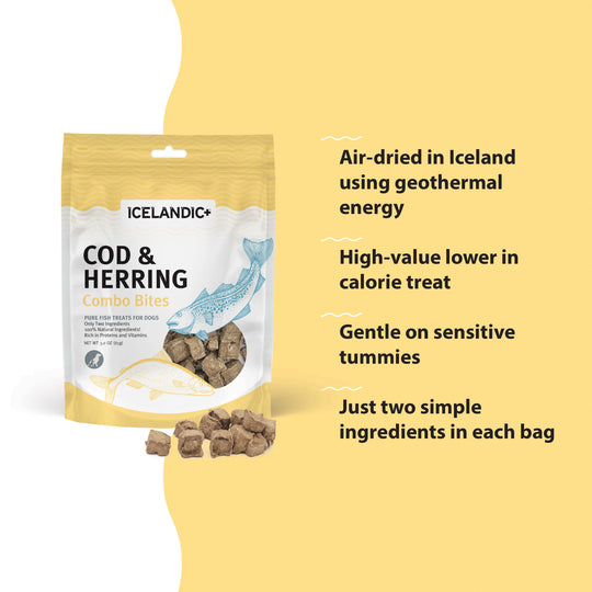 Icelandic+ - Cod & Herring Combo Bites