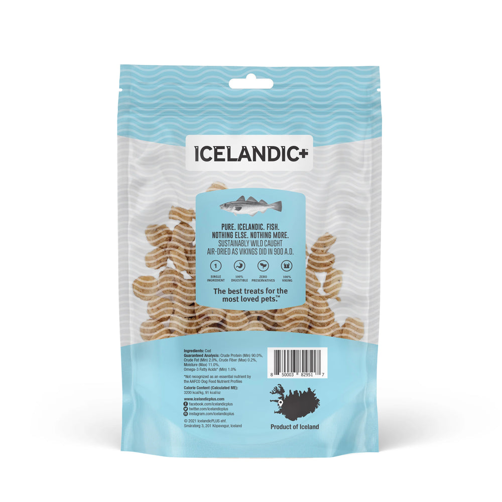 Icelandic+ - Cod Mini Fish Chip Treats For Training & Small Dogs