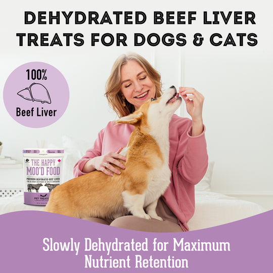 Pet Treatery - Happy Moo'D Food Dehydrated Protein Beef Liver Treat