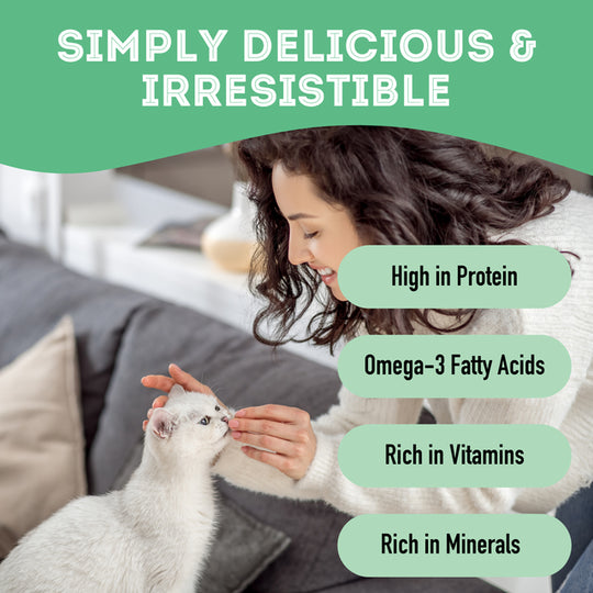 Pet Treatery - Fishes Do Come True- Premium Dehydrated Protein Wild Salmon & Herring Treat