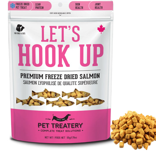 Pet Treatery - Let's Hook Up - Premium Freeze Dried Salmon Treat