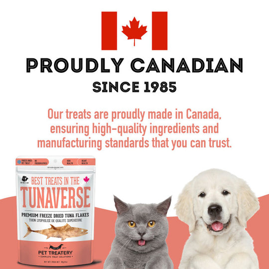 Pet Treatery - Best Treat in the Tunaverse - Premium Freeze Dried Tuna Flakes Treat