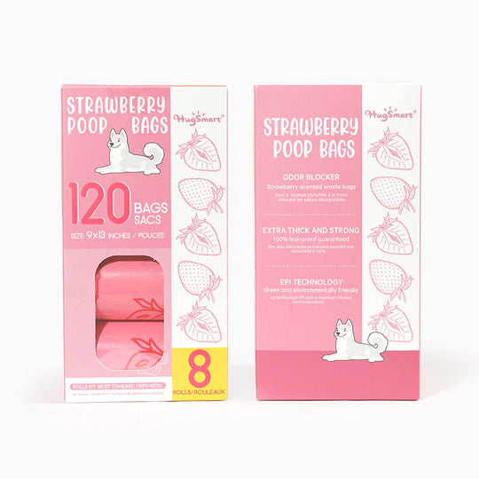 HugSmart Pet - Strawberry Poop Bags