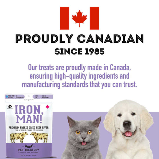 Pet Treatery - Iron Man - Premium Freeze Dried Beef Liver Treat