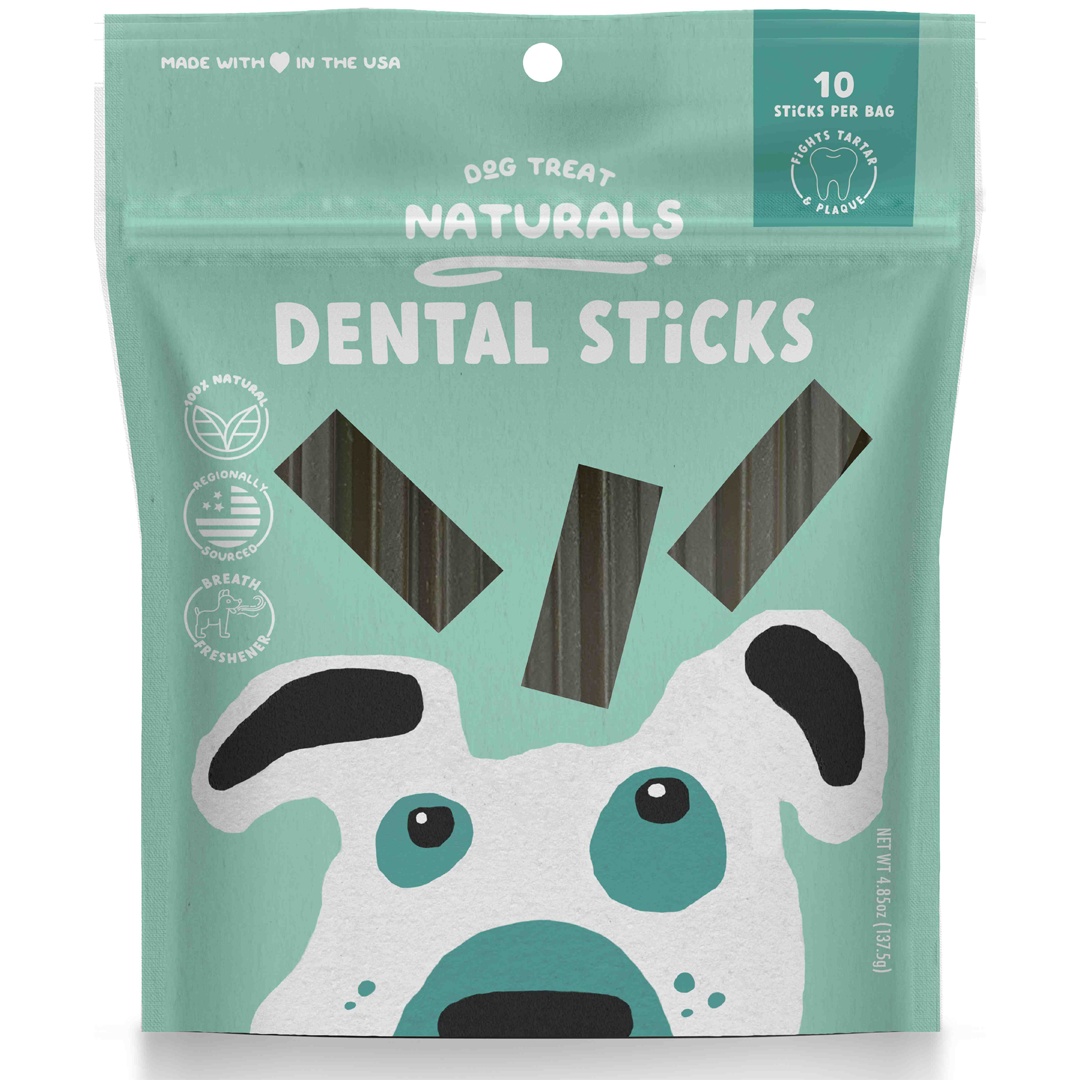 Dog Treat Naturals - Dental Sticks - 10 Sticks
