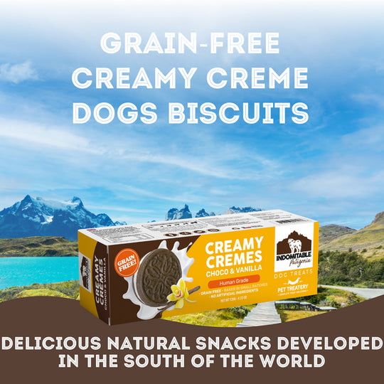 Pet Treatery - Indomitable Patagonia Grain Free Creamy Cremes Choco-Vanilla Dog Biscuits