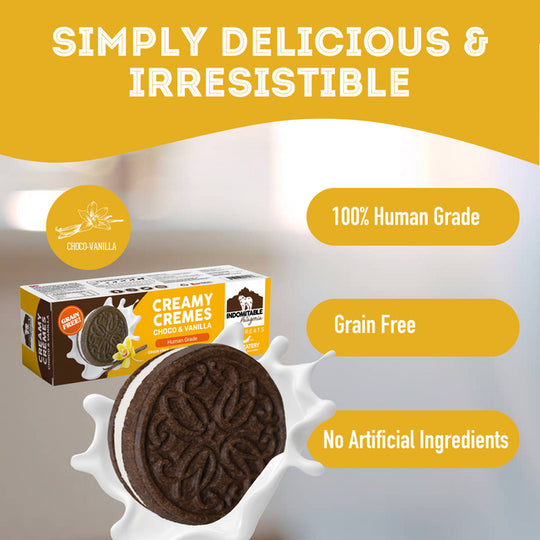 Pet Treatery - Indomitable Patagonia Grain Free Creamy Cremes Choco-Vanilla Dog Biscuits