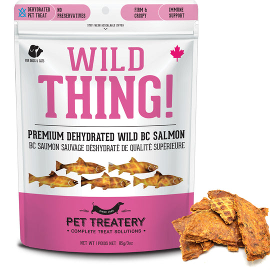 Pet Treatery - Wild Thing - Premium Dehydrated Wild Salmon Treat