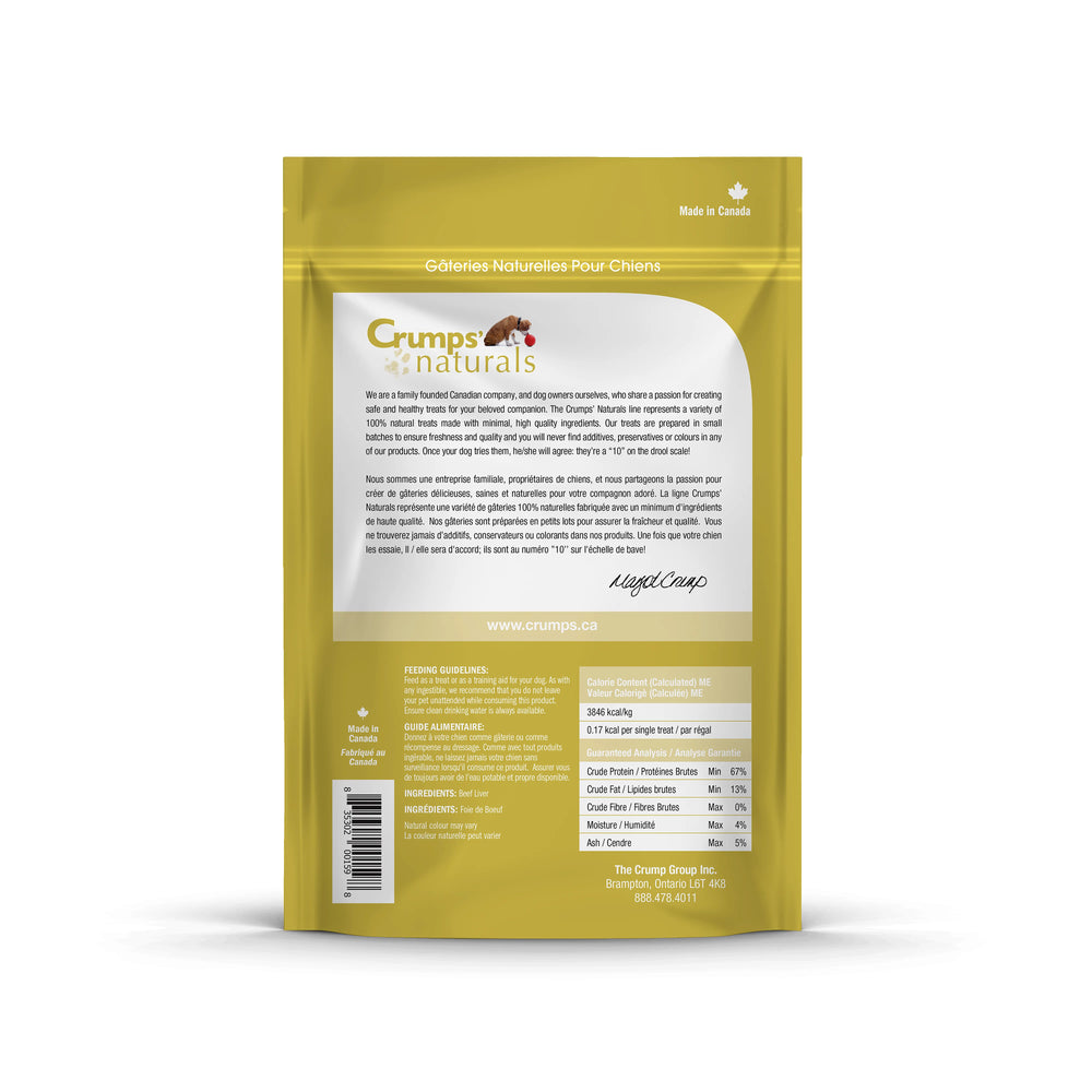 Crumps' Naturals - Freeze-Dried Beef Liver Mini Trainers