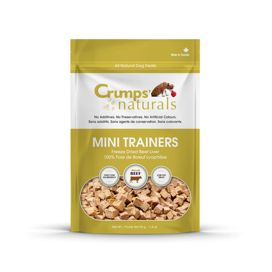 Crumps' Naturals - Freeze-Dried Beef Liver Mini Trainers