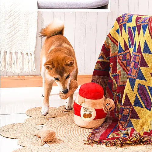 HugSmart Pet - Food Party | Peanut Butter Jar