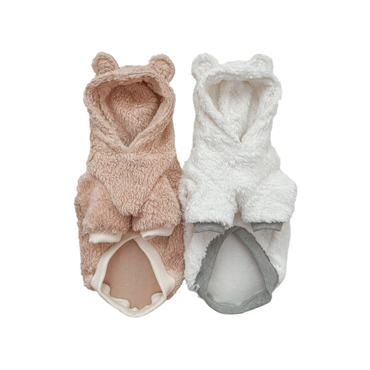 BARKSHE - Teddy Sherpa Dog Hoodie