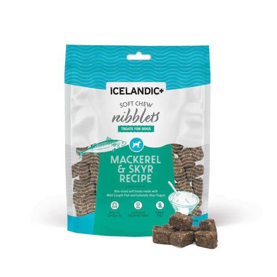 Icelandic+ - Mackerel & Skyr Soft Chew Nibblets