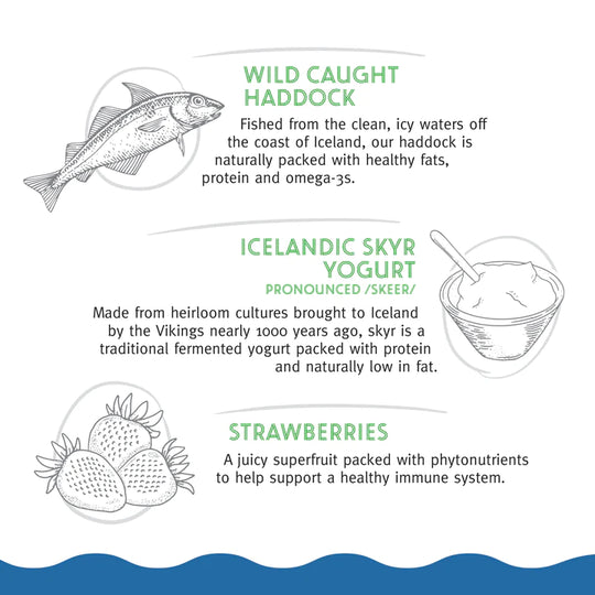Icelandic+ - Haddock & Skyr Chewy Jerky Bars