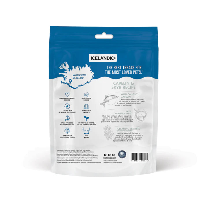 Icelandic+ - Capelin & Skyr Chewy Jerky Bars