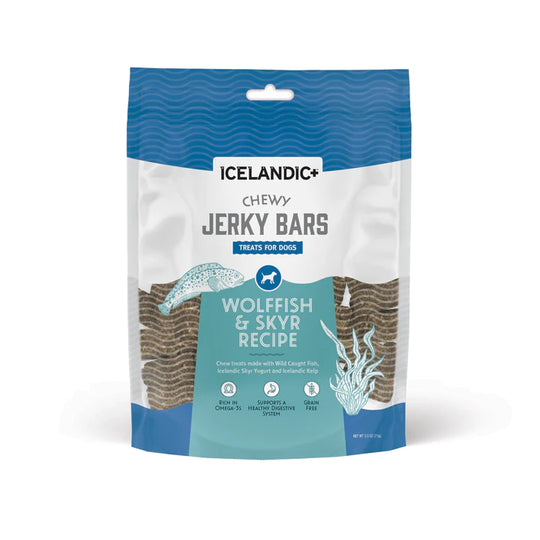 Icelandic+ - Wolffish & Skyr Chewy Jerky Bars