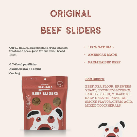 Dog Treat Naturals - Beef Sliders