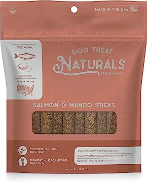 Dog Treat Naturals - Superfood Salmon Mango Sticks