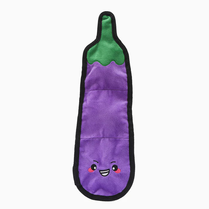 Hugsmart Pet - Squeakin' Vegetables - Eggplant