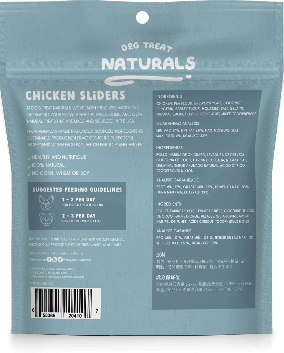Dog Treat Naturals - Chicken Sliders