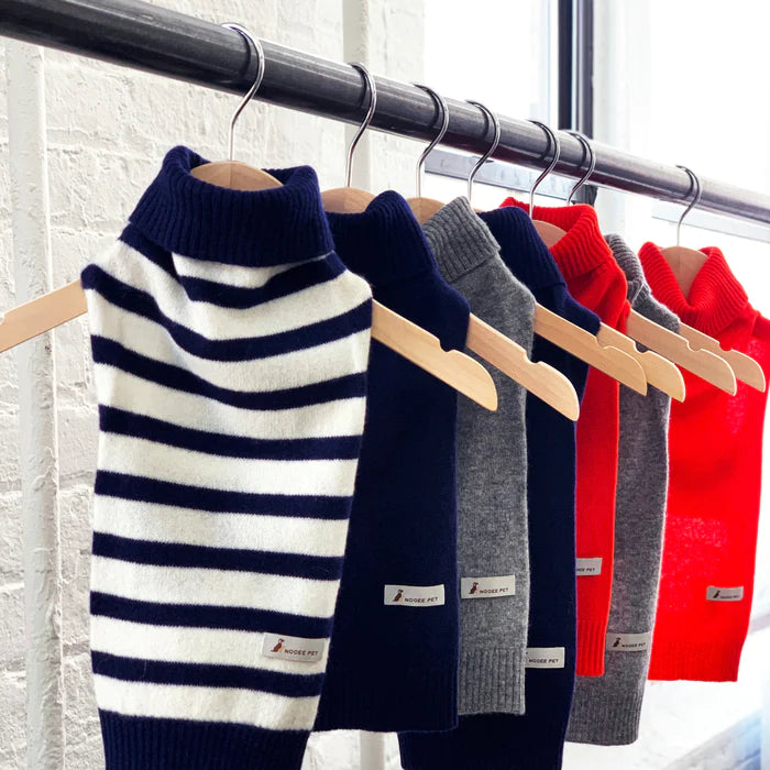 Cashmere Sweaters in a line